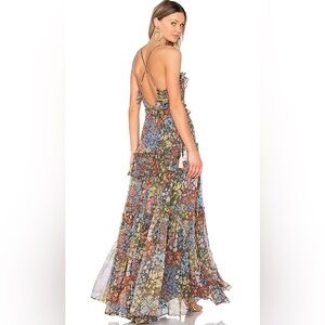 Needle & Thread NEW Flowerbed Maxi Dress Size US 8 UK 12